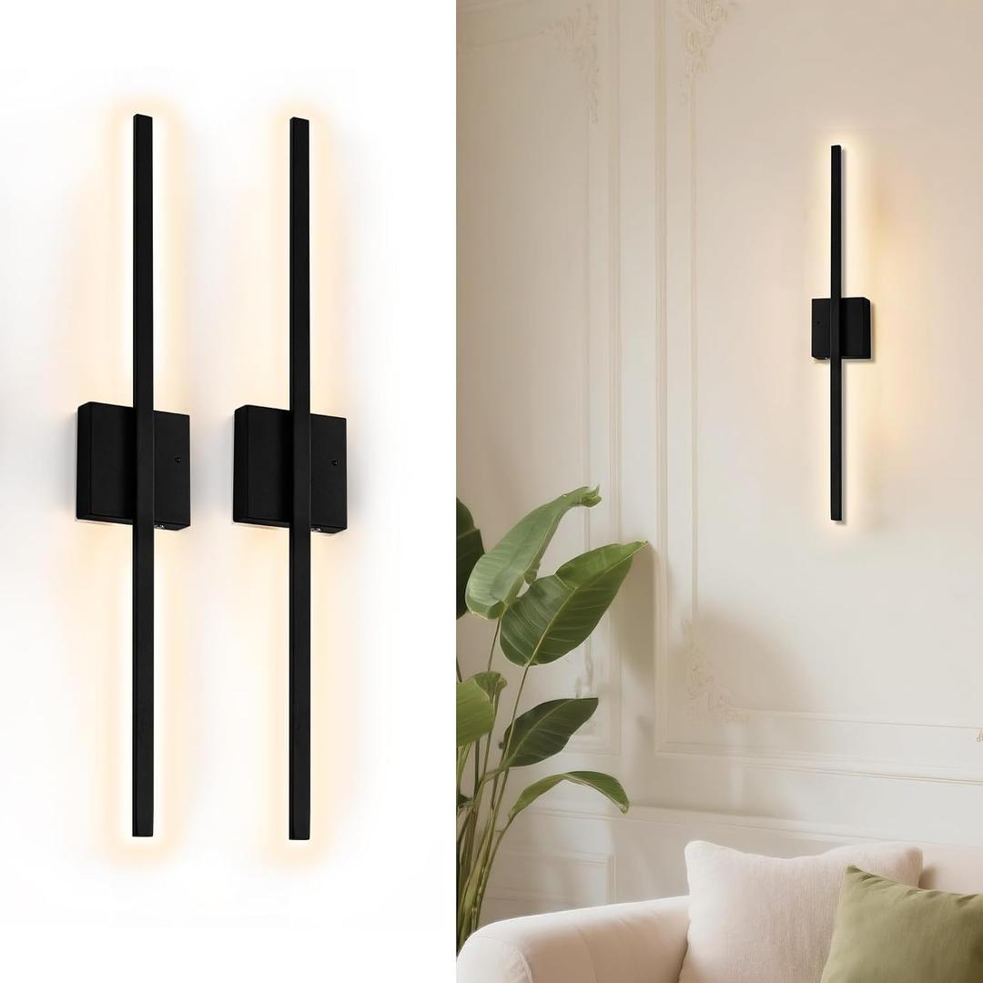 LPyhuo Gold Battery Operated Wall Sconces Set of Two Wireless，Modern Rechargeable Wall Lights Set of 2 with 10000mAh，Dimmable Led Wall Lamps for Living Room Bathroom Bedroom Hallway Headboard Indoor