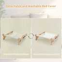 Cat Window Perch, Cat Window Hammock Adjustable Window/Floor Double-use Hammock for Windowsill, Bedside, Drawer and Cabinet