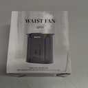 Portable Waist Fan with Mist, Waist Fan Clip on Wearable Belt, 14800RPM 5 Speeds Strong Airflow, 2 Mist Modes, 18Hrs Fast Cooling, Rechargeable 5-in-1 neck Fan for Outdoor Hiking Camping Jobsite