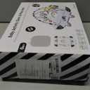 Baby Gym Play Mat, 8-in-1 Tummy Time Mat & Activity Gym, Washable Ball Pit, Infant Play Mat with Detachable Toys for Sensory Exploration and Motor Skill Development (Black White)