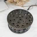 Mosquito Coil Holder, Portable Metal Mosquito Coil Burner, Mosquito Incense Holder with Handle for Home or Outdoor(Cat Paw Cutout Design)