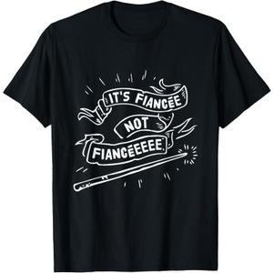 Funny Fiance Engagement Bridal Proposal Wizard Wand Bride T-Shirt, Small