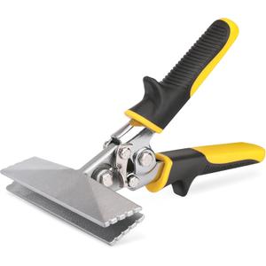 HURRICANE 6-Inch Straight Jaw Sheet Metal Hand Seamer, Bender Tool for Flattening and Bending, Pliers With Ergonomic TyreGrip Handle (6 Inch TyreGrip Ergonomic Handle)