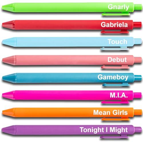 Kpop Gifts Merch Inspired by KATSEYE, K pop Gel Pens, Cute Office Supplies for Music Fans, Aesthetic Music Birthday Party Favors for Girls