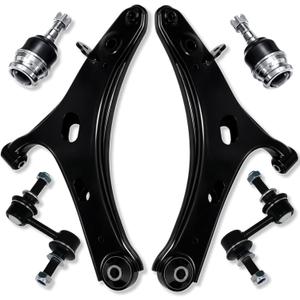 4PCS Front Lower Control Arm Sway Bar End Links Compatible with Subaru Forester 2014 2015 2016 2017 2018 K622856 20202SG000 K622857 20202SG010 K750084