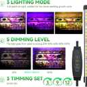 Adawook Seed Starter Trays with Grow Lights, Color Change Grow Lights for Seed Starting Kit, 3 Timming Set, Indoor Plant Growing Kit for Gardeners, Germination Trays Kits, Gardening Gifts (60 Cells)