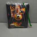 Sports Card Binder, Trading Card Binder 4 Pocket with 50 Sleeves Fits 400 Sport Cards, Sports Card Holder Binder with Zipper, Football Baseball Basketball Hockey Card Collection Storage Album (Black)