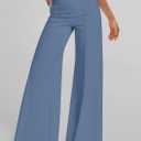 PRETTYGARDEN Women's Wide Leg Palazzo Pants 2026 Dressy Casual Lounge Workout Sweatpants High Waisted Trousers (L)