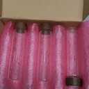 Coffee Bean Storage Tubes Refill Pack  6pcs 80ml Airtight Glass Coffee Bean Container with Bamboo Lids for Single Dose Storage, Replacement Tubes for Barista