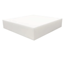 Foamy Foam High Density 6 inch Thick, 24 inch Wide, 24 inch Long Upholstery Foam, Cushion Replacement