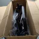 Drive Medical 10257BL-1 4 Wheel Rollator Walker With Seat, Steel Rolling Walker, Height Adjustable, 7.5" Wheels, Removable Back Support, 300 Pound Weight Capacity, Blue