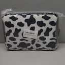 Diaper Bag Tote Baby Changing Bag Portable Waterproof Splashproof and Large Capacity with Shoulder Strap Cow White