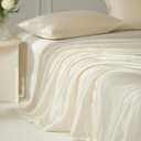 MIDO HOUSE Eucalyptus Cooling Comforter Breathable Tencel Lyocell Fiber Quilt Queen Cooling Blanket for Hot Sleeper Machine Washable Lightweight Duvet for Summer (Ivory)