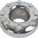 KARPAL Front Wheel Center Hubcap Compatible with 2005-2018 Ford F-350, Dually 4x4 Open, Replacement 5C3Z1130TA (1Pcs)