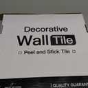 Art3d 10-Sheet Peel and Stick Backsplash Metal Mosaic Tiles for Kitchen Wall Decor, Stick on Aluminum Composite Tiles Stikers, Silver Windmill Puzzle Glass Mixed (12x12 Inch)