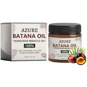 Azure Batana Oil for Hair Growth, Nature Pure Batana Oil for Hair Growth, Effective Hair Care With Promotes Hair Thickness & Good Texture (1P) Exp. 26/03/2029
