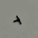 1/4" 6mm Hose Barb Tee T Fitting Adapter Aluminum Black