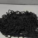 4 Pocket Cargo Net for Pickup Truck Bed 43.1  11.8 inch Adjustable Elastic Mesh Car Rear Storage Organizer with 4 Carabiners Accessories, Heavy Duty Cargo Netting for Pickup, Truck, SUV