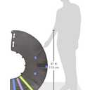 KVP Calmer Pet Recovery Collar, XL Size Fits 16.5" to 20" Neck/12" Depth