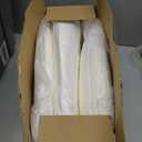 Oubonun 20 x 20 Throw Pillow Inserts (Set of 2) with 100% Cotton Cover - 20 Inch Square Interior Decorative Sofa Pillow Insert Pair - White Couch Pillow