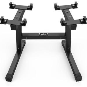 Nuobell Adjustable Dumbbell Stand and Rack. Perfect for Nuobell Adjustable Dumbbell Set. Safe, Convenient and Prevents Accidents. This is a Nuobell Dumbbells 80lb Rack / Stand Only, No Weights Included.