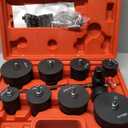 BILITOOLS Turbo Boost Leak Tester Kit, 10-Piece Turbo System Leakage Tester Kit with T-Bolt Hose Clamps to Prevent loosening and 4 Pairs of Stepped Adapters 1-3/8" to 3-1/2".