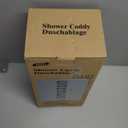 TAILI Shower Caddy Suction Cup 2 Pack with Hooks & Soap holder, Heavy Duty Shower Organizer for Bathroom, No Drilling Bathroom Organizer with Large Capacity, Metal Storage Basket-Grey