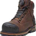 Timberland PRO Men's Boondock BOA 6 Inch Composite Safety Toe Waterproof Puncture Resistant Industrial Work Boot, Mocha Brown, 8M