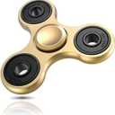 ATESSON Fidget Spinner Gold Stress Relief Reducer Toys, High Speed Bearing Metal Hand Spinners Anxiety Finger Fidget Spinner Toys for Kids Adults