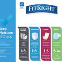 FitRight OptiFit Extra Adult Briefs, Incontinence Diapers with Tabs, Moderate Absorbency, Large, 44 to 56", 80 count