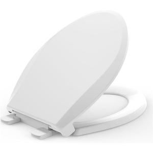 K-4639-RL-0 Round Toilet Seat Replacement for KOHLER 4639-RL-0 Round-Front Toilet Seat, Quiet-Close Lid and Seat, Contoured Seat, Bumpers and Installation Hardware, White K-4639-RL-0 Round Toilet Seat Replacement for KOHLER 4639-RL-0 Round-Front Toilet Seat, Quiet-Close Lid and Seat, Contoured Seat, Bumpers and Installation Hardware, White