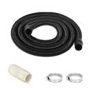 32-FT 97521 Hose Kit Compatible with thetford Sani-Con Turbo 400S/500S/600S/700, RV Macerator Hose for Thetford Sani-Con 1-1/2, Black