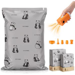 Vacuum Storage Bags Jumbo with Cordless Pump,Large Seal Bags for Clothing, 39.4 x 31.5 inches