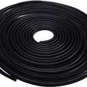 Gatuida Flexible PVC Car Door Seal Aluminum Metal Clips Easy Installation Weatherproof Sealing Strip