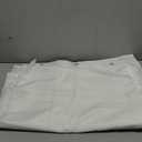 N&Y HOME Short Fabric Shower Curtain Liner 60 inches Long, Hotel Quality, Machine Washable, White Shorter Bathroom Curtains with Grommets, 72x60