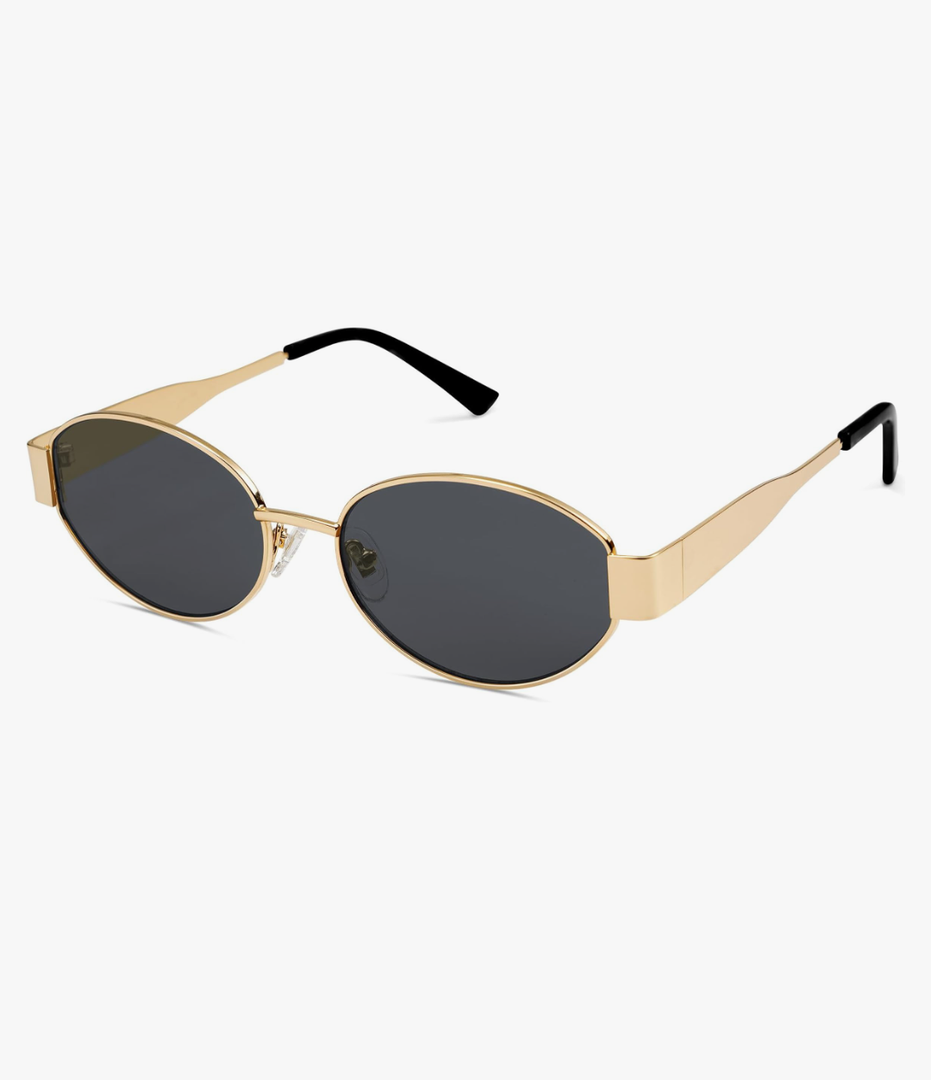 livho 2025 Trendy Oval Sunglasses - Stylish Polarized Shades for Everyday - Retro Metal Framess