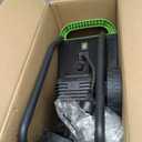 WORKPRO Electric Wood Chipper Shredder, 15-Amp 4300RPM Corded Leaf Mulcher, 1.73 Max Capacity, 14:1 Reduction Ratio, SK5 Dual-Blade System, Portable Garden Shredder with Wheels & Collection Bag