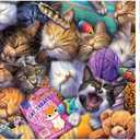 Buffalo Games - Jeff Haynie - Cat Nap - 750 Piece Jigsaw Puzzle for Adults - Challenging Puzzle Perfect for Game Nights - Finished Size is 24.00 x 18.00