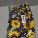 HUA ANGEL Crossbody Sling Bag for Men & Women Lightweight Waterproof Chest Shoulder Bag for Travel Hiking & Everyday Use (One Size, W-daisy Sunflower)