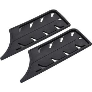 M METERXITY 2 Pack Plastic Knife Sheaths - Kitchen Knife Protectors Covers Universal Knife Guards, Apply to Kitchen Nakiri Knife (7 Inch, Black)