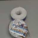 GroTheory 2 Pack Door Draft Stopper, Under Door Sweep for Exterior & Interior Doors, Weather Stripping Door Seal, Garage Window Blocker Noise Cold Air Insulation, Draft Guard White 2" W x 39" L