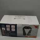 Neck Massager with Heat, Back Massager Deep Tissue, Electric 3D Kneading Massage Pillow for Pain Shiatsu Back and Shoulder Massager, Birthday Christmas Gift for Women Men Dad Mom (Black-button)