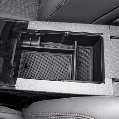 TACOBRO 2025 2026 Equinox Center Console Organizer Compatible with Chevy Equinox 2025 LT/RS/ACTIV Custom Fit Storage Insert Organizer for Equinox 2026 (LT/RS/ACTIV) – Not Compatible with Equinox EV