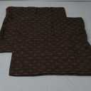 MIULEE Pack of 2 Decorative Vintage Burlap Linen Brown Throw Pillow Covers Modern Farmhouse Pillowcase Rustic Woven Textured Cushion Cover for Sofa Couch Bed 20x20 Inch Dark Coffee