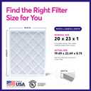 BNX TruFilter 20x23x1 Air Filter MERV 8 Dust, Pet & Allergy Defense 4-Pack