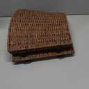 Hommtina Christmas Tree Collar- 26", Christmas Tree Base Christmas Tree Basket Collar for Home, Living Room,f or Covering Tree Stand (Brown, 26 in)