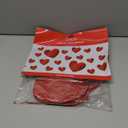 Dazzling Red Glitter Paper Heart Cutouts Mega Pack - 5", 7", 11.5" (Pack Of 20) | Perfect For Decorations & DIY Projects