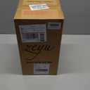 zeyu Dusk to Dawn Outdoor Post Light Fixture, 13.7-Inch Farmhouse Post Lantern Lamp Post for Patio, Clear Glass Shade and Black Finish, 20076PS-PC BK (Medium - 1 Pack)