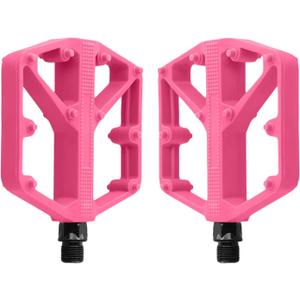 Mountain Bike Pedals, Bike Flat Pedals Aluminum Sealed Bearing Lightweight Platform for Road Mountain Bike (PINK)