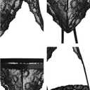 ABAFIP Men's Lace Underwear Sheer Pouch Garter Panties Crossdressing Sexy Lingerie Sissy Underpants